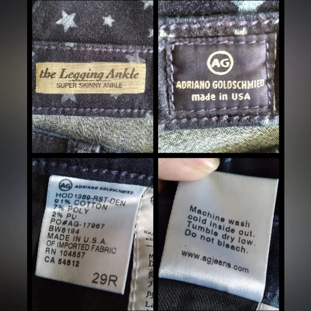 Adriano Goldschmied The Legging Ankle Super Skinny Ankle jeans, size 29R - Picture 6 of 7